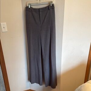 Women's Charcoal Wide-Leg Trousers